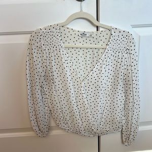 Hollister Small Polka Dot Blouse